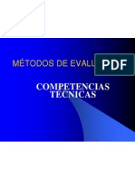 Métodos de Evaluación Competencias Técnicas