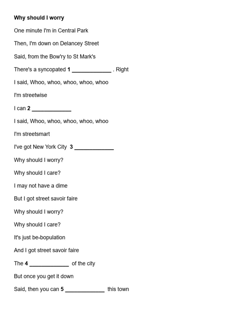 02 Why Should I Worry | PDF