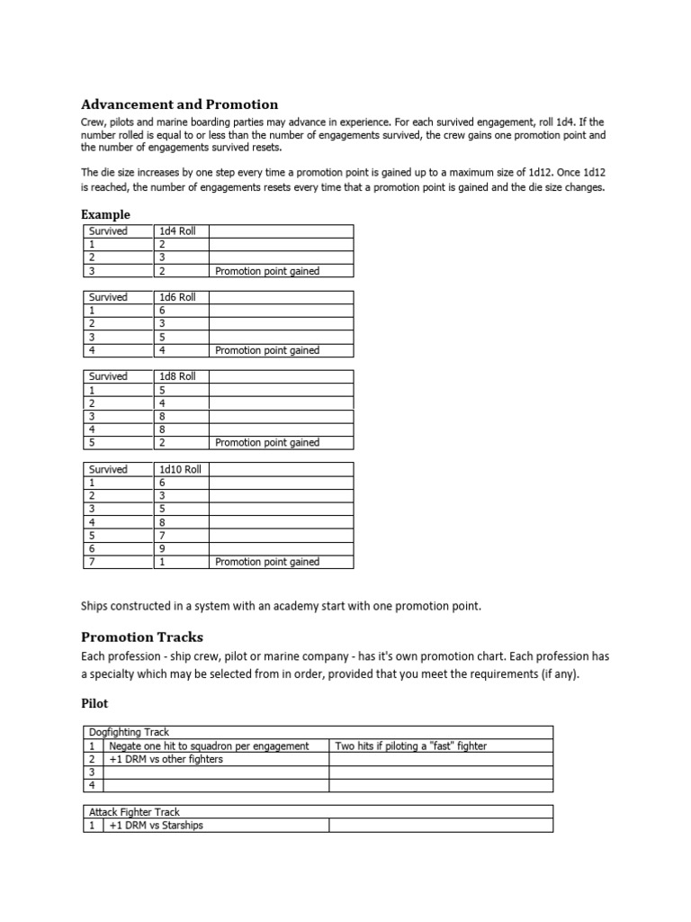 Promotion System for Space Crew Roles | PDF | United States Marine ...