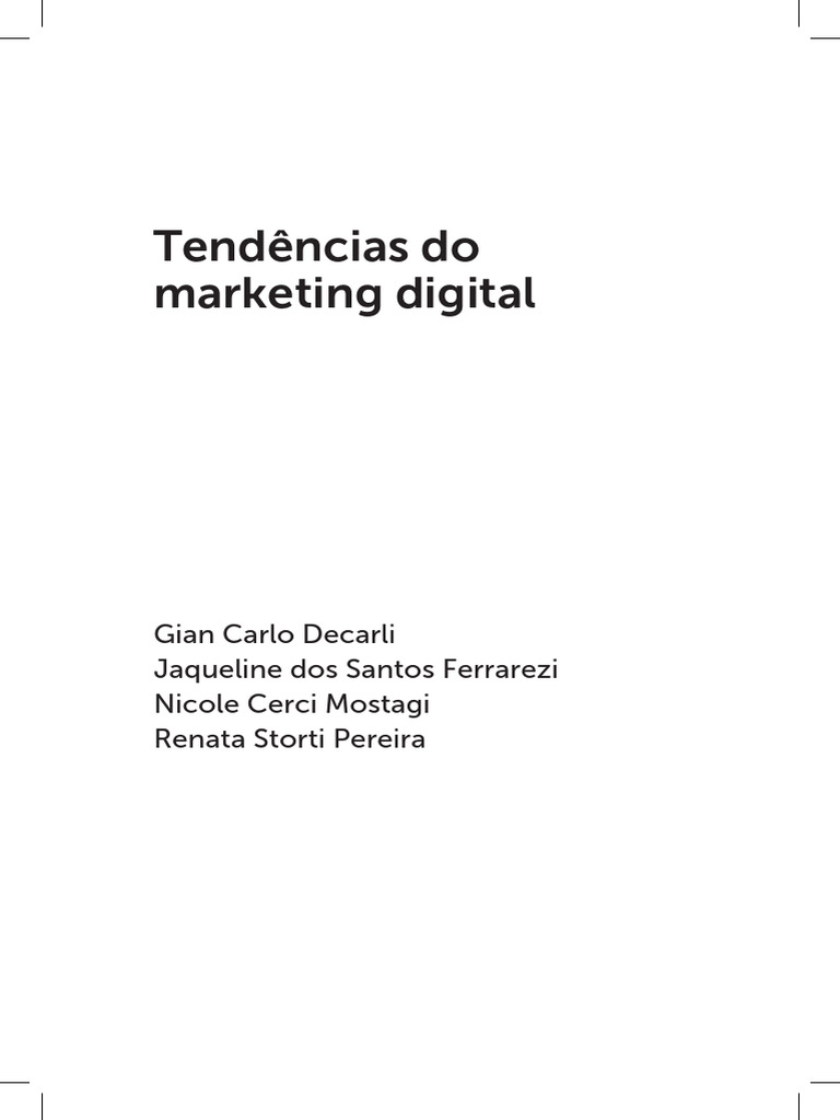Tendências do Marketing Digital 2018 | PDF | Rede mundial de ...