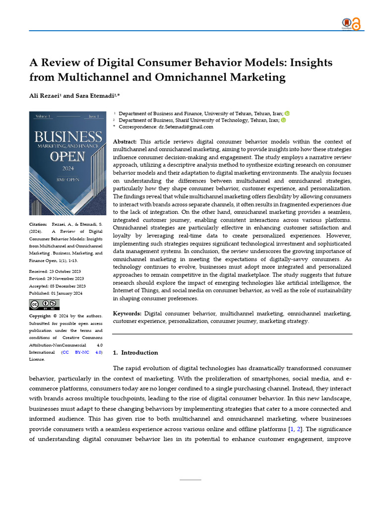 Insights on Omnichannel Consumer Behavior | PDF | Customer Experience ...