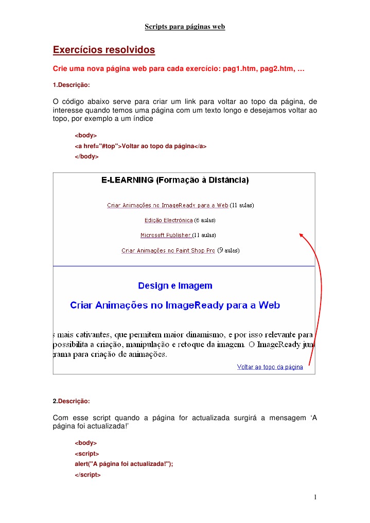 Scripts 1 | PDF | Linguagem de script | Sites