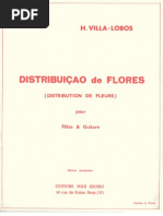 Villa-lobos - Distribution de Fleurs, For Flute & Guitar [Max Eschig] (2)
