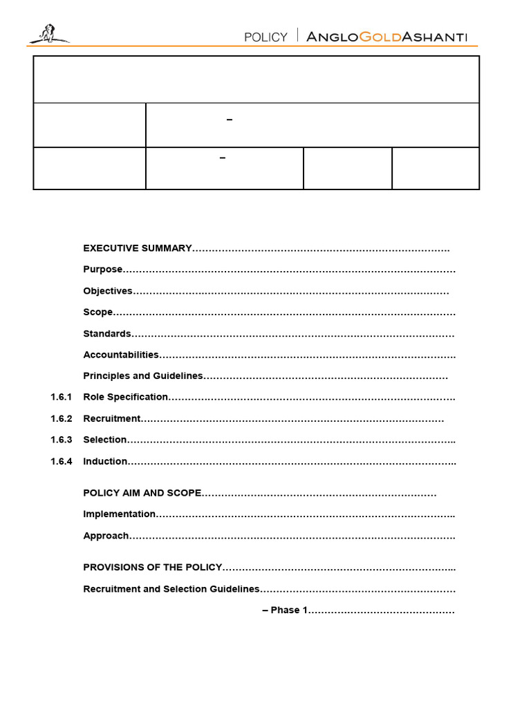 Diversity in Recruitment Policy Overview | PDF | Recruitment | Employment