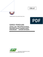 KPM Guidelines Professional Teaching Degree
