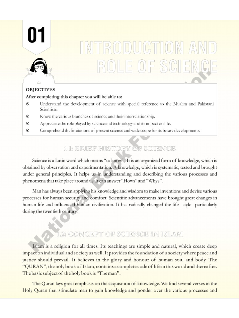 Chapter 1 General Science 9th Federal Board English Medium | PDF
