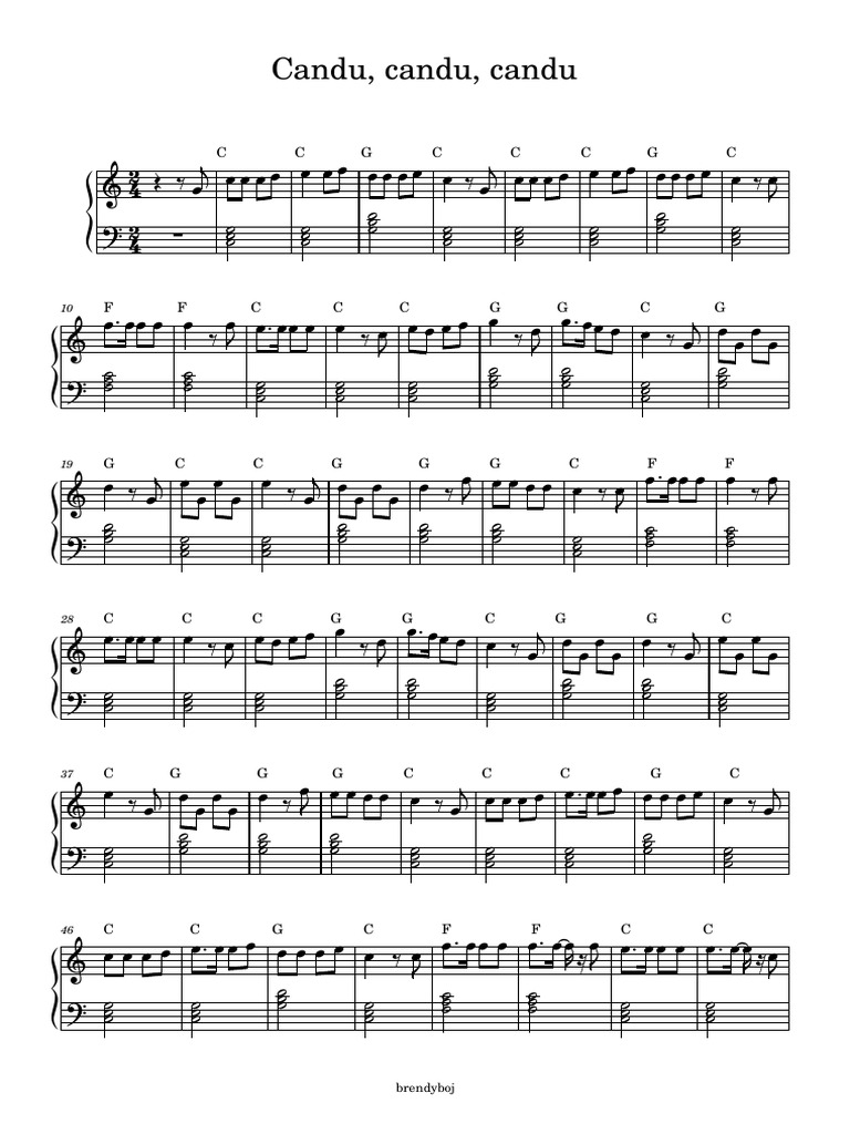 Candu, Candu, Candu - CIFRADOpdf | PDF
