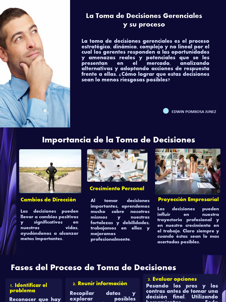 Proceso de Toma de Decisiones Gerenciales | PDF | Toma de decisiones ...