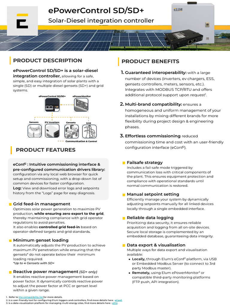SD - SD+ 2024 - ePowerControl Datasheet (EN) | PDF | Electrical Grid | Usb