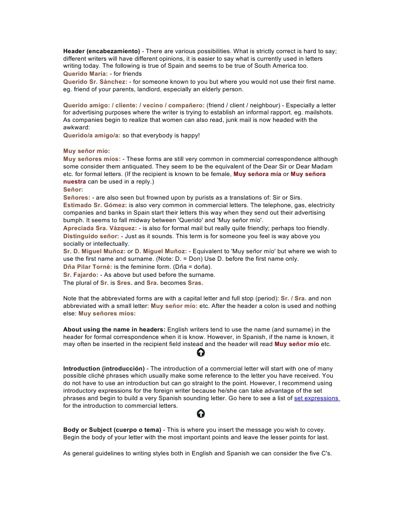 Spanish Letters Grammar English Language