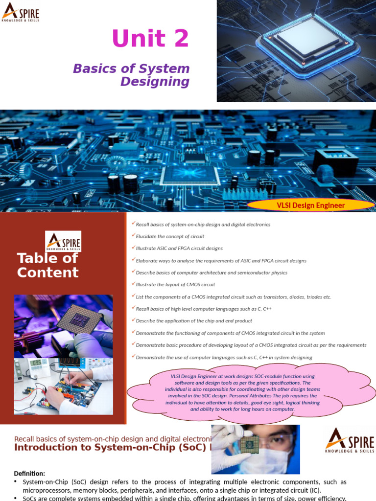 VDE 2 - Basics of System Designing-1 | PDF | Cmos | Electronic Circuits