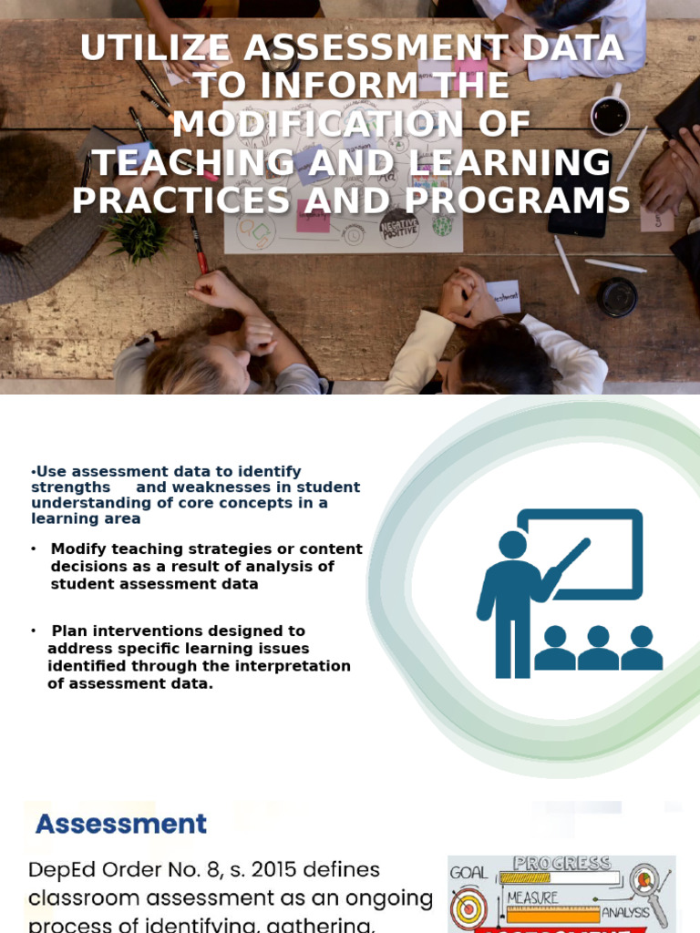 Using Assessment Data To Enhance Teaching Pdf