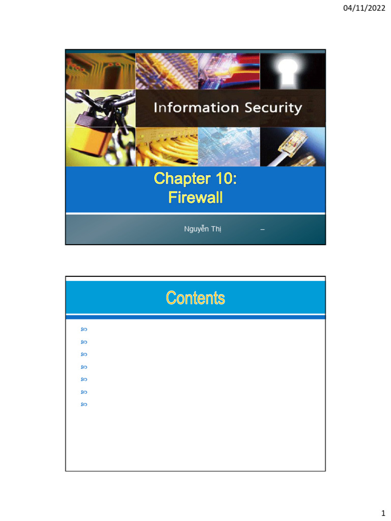 Understanding Firewall Types and Functions | PDF | Firewall (Computing ...