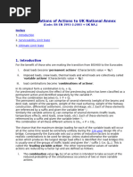 Eurocode Load Combinations Explained | PDF | Applied And ...
