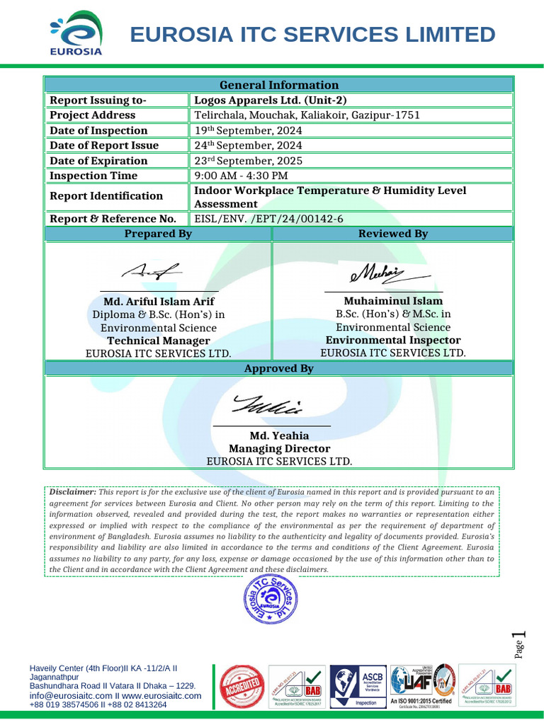 Indoor Temperature & Humidity Report | PDF | Humidity | Ventilation ...
