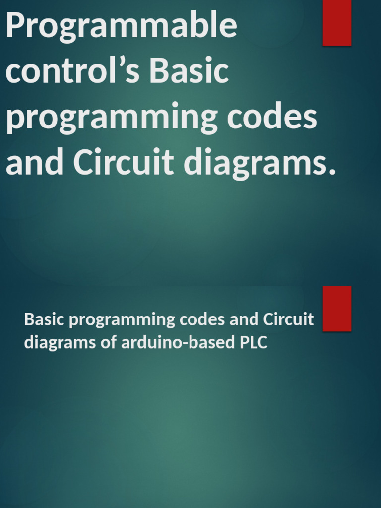 PLC Programming Basics and Diagrams | PDF | Relay | Programmable Logic ...