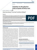 Effects of micronization on physicochemical properties of root and tuber peels