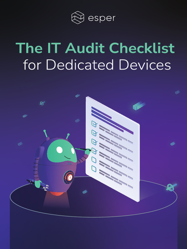 The It Audit Checklist For Dedicated Devices | PDF