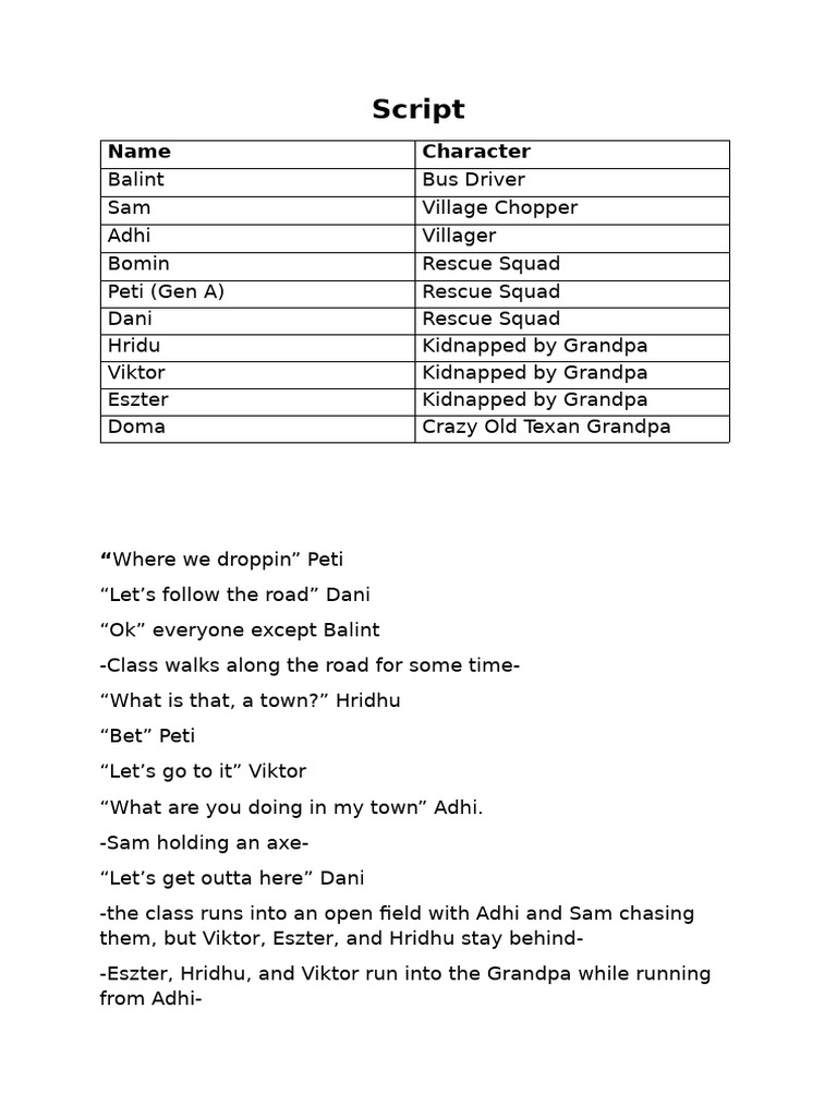 Script | PDF