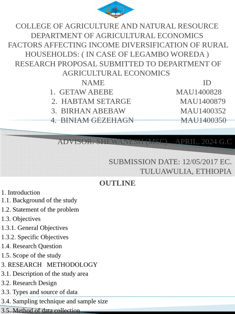Getaw A. Propo - PPT | PDF | Sampling (Statistics) | Survey Methodology