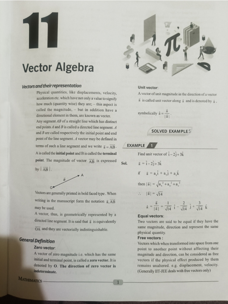Vector Algebra 2024-11-12 | PDF