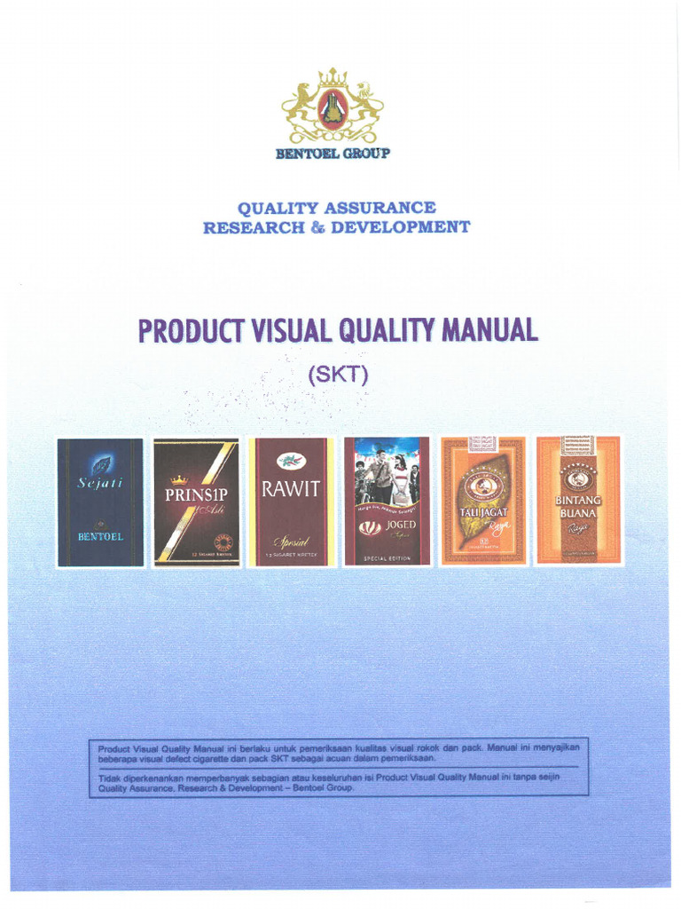 Product Visual Quality Manual (PVQM) HM | PDF