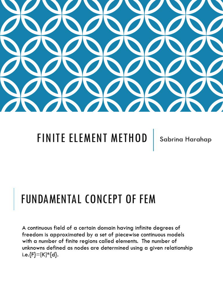 Overview of Finite Element Method | PDF | Finite Element Method ...