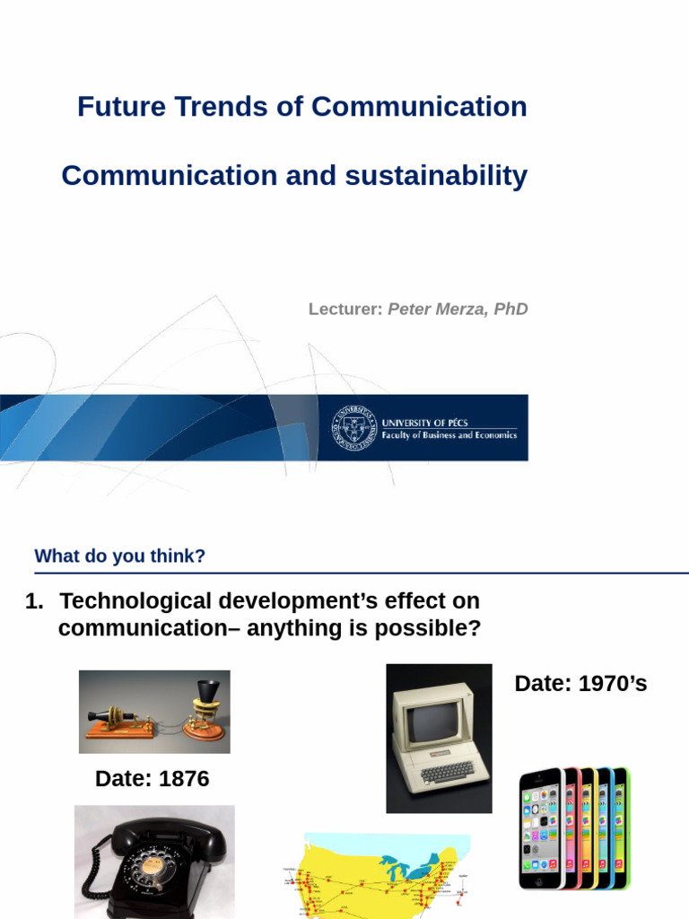 Future Communication Trends and Sustainability | PDF | Internet Of ...