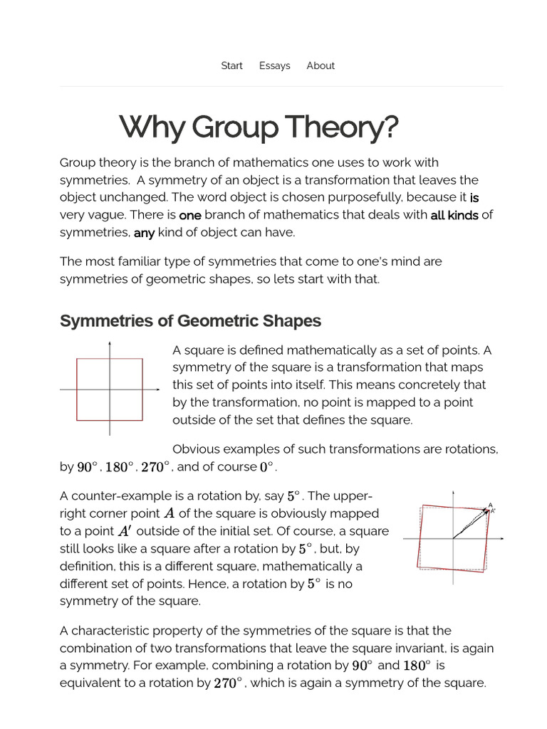 g1 Jakobschwichtenberg-Com-Why-Group-Theory | PDF | Group (Mathematics ...