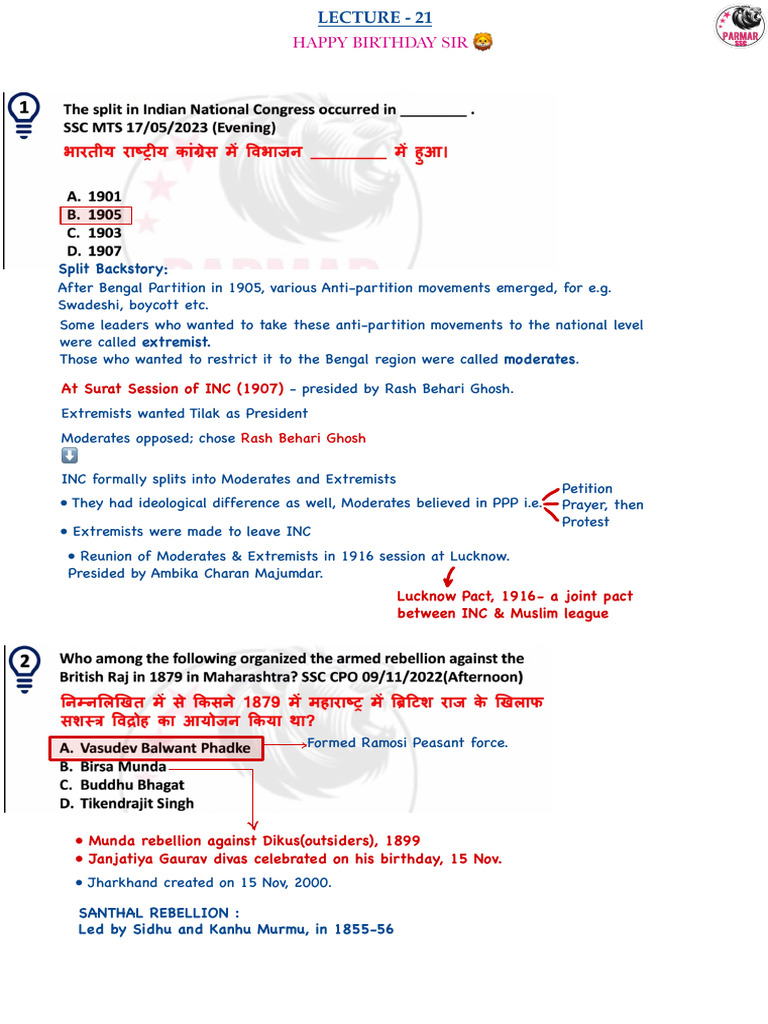 Lecture 21 English Notes | PDF | Monsoon | Fertilisation