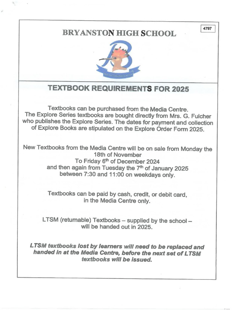 Textbook Requirements | PDF
