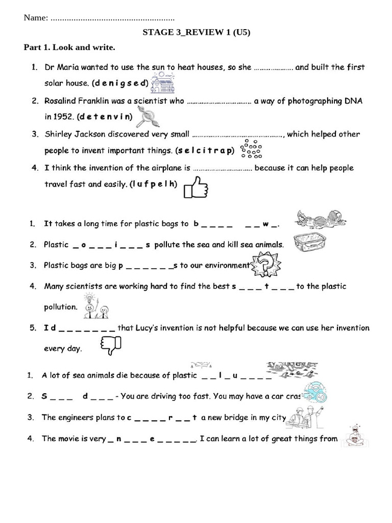 Unit 5 Review Exercises | PDF