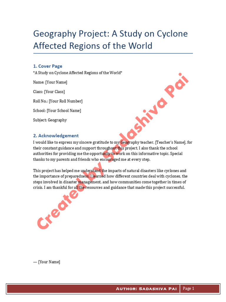 Cyclone Impact and Preparedness Study | PDF | Tropical Cyclones | Sea ...
