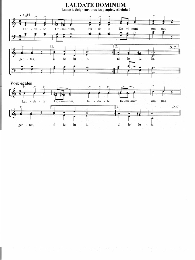 Laudate Dominum | PDF