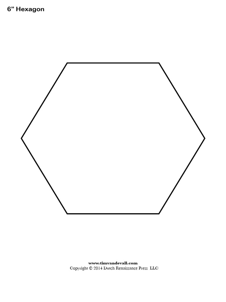 Blank Hexagon Template | PDF