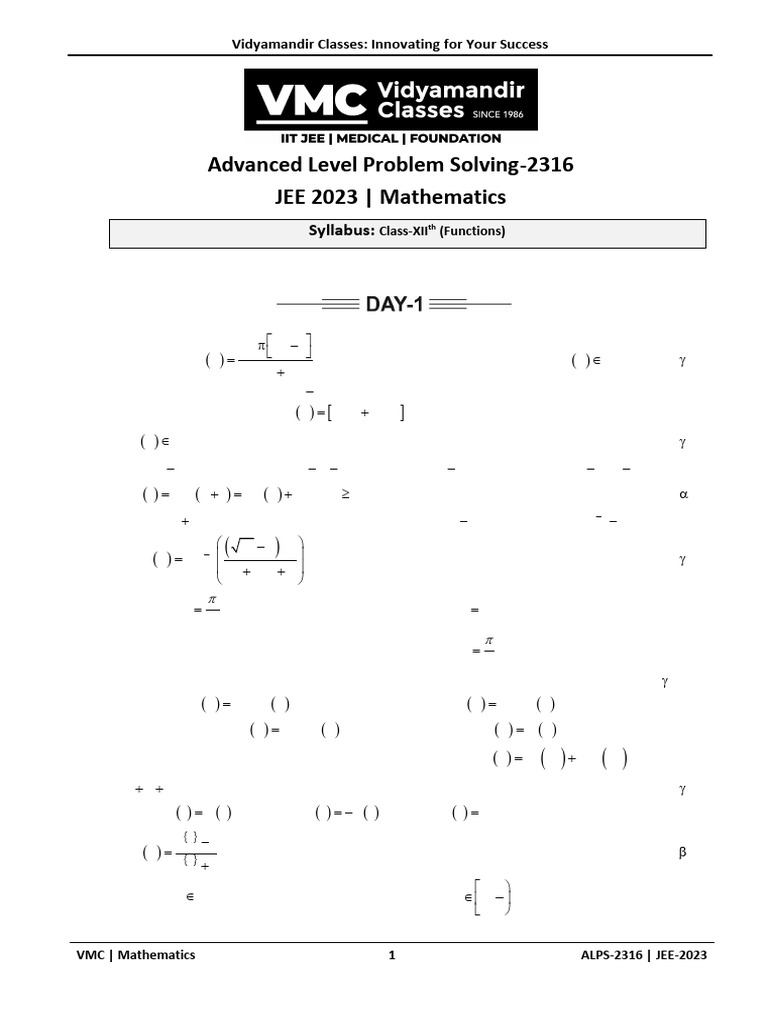 ALPS 2316 Maths Assignment Paper | PDF | Mathematical Analysis ...