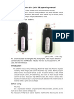 U Disk Camera (MiniU8) Operating Instructions