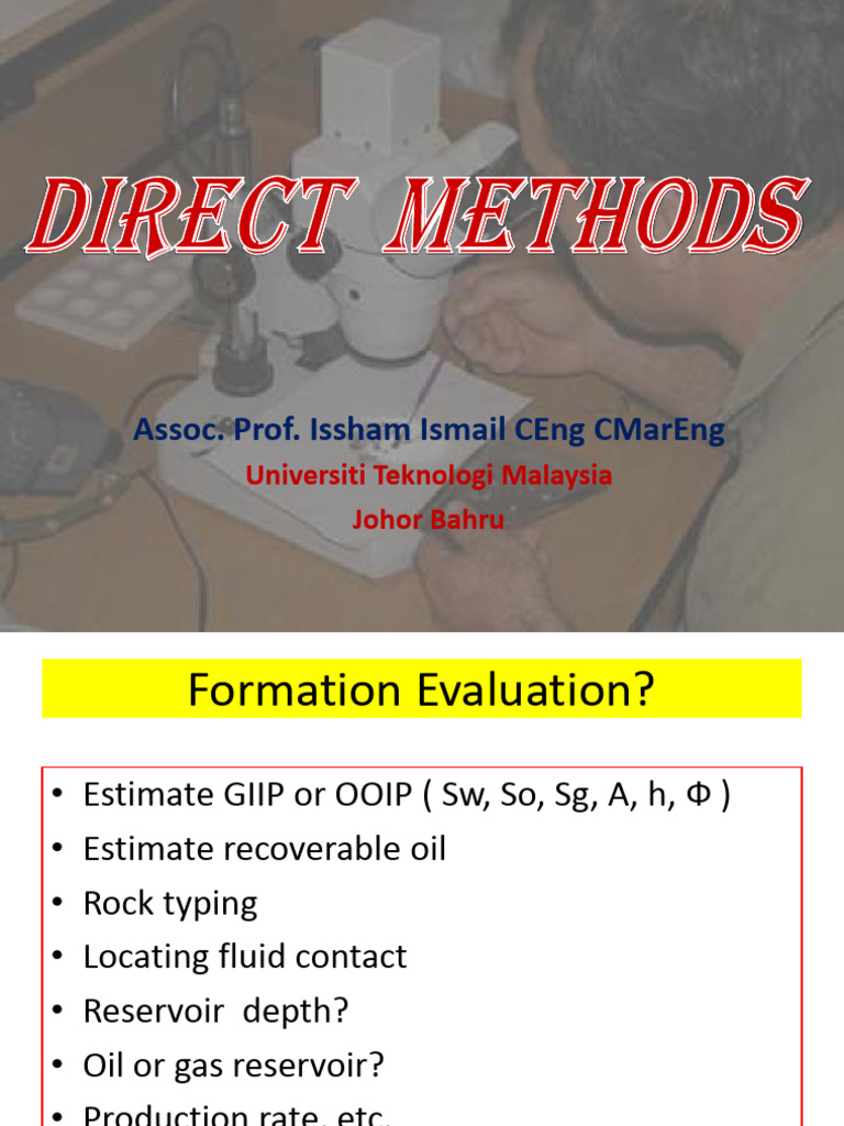 Formation Evaluation Techniques Overview | PDF | Oil Well | Physical ...
