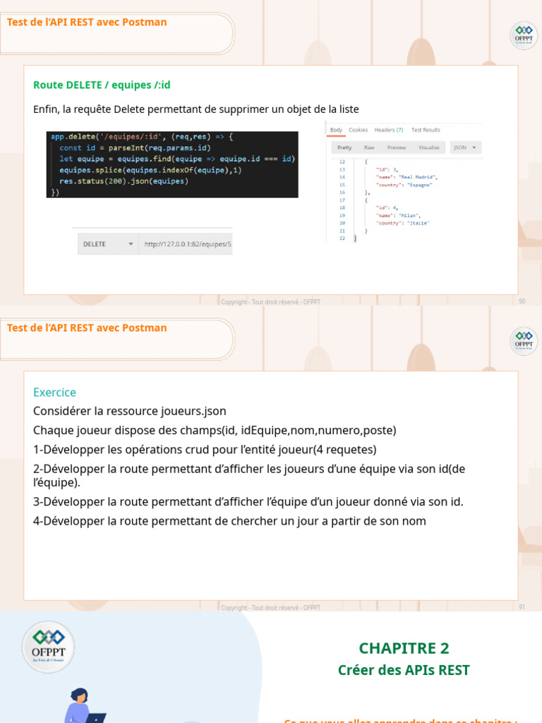 Création d'APIs REST avec MongoDB et JWT | PDF | MongoDB | Bases de données