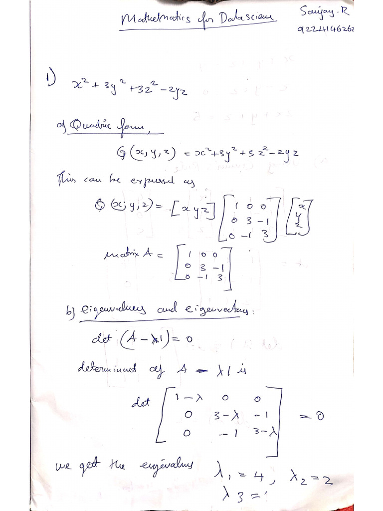 Assignment 1 Maths | PDF