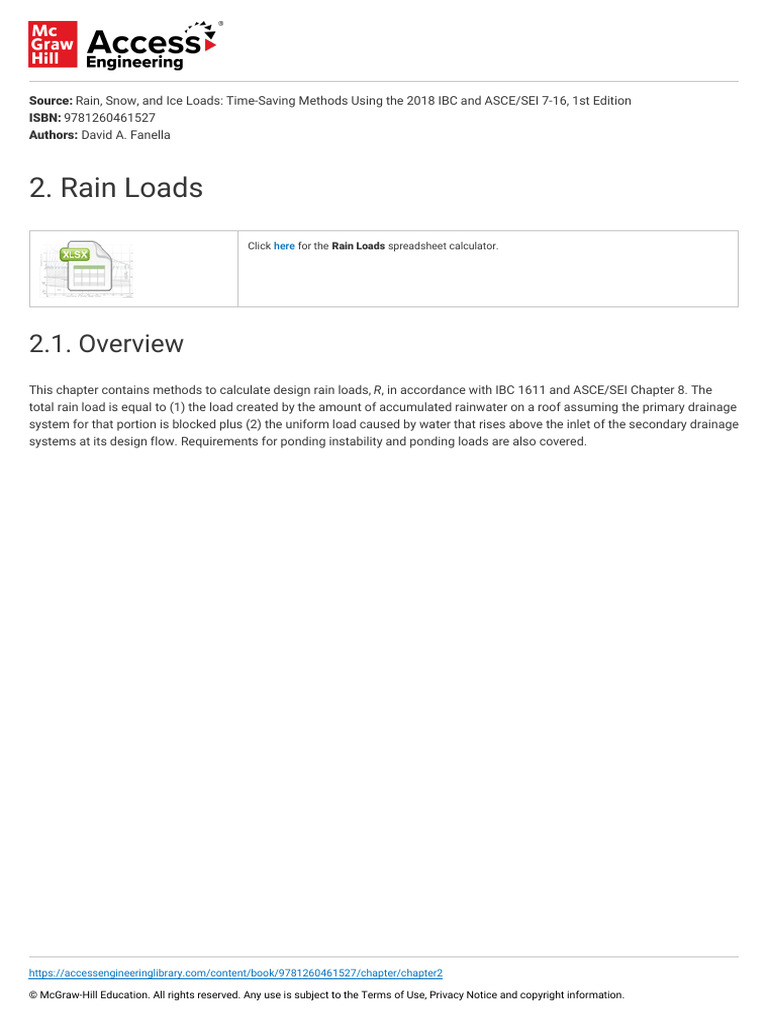 Rain Load Calculation Methods | PDF | Rain | Longitude