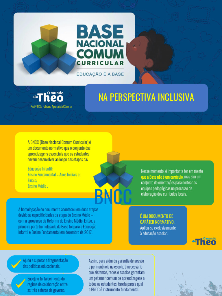 Inclusão na BNCC: Diretrizes e Práticas | PDF | Educação Especial ...