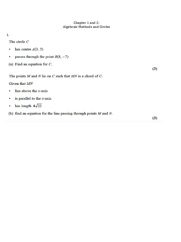 Chapter 1 and 2 | PDF