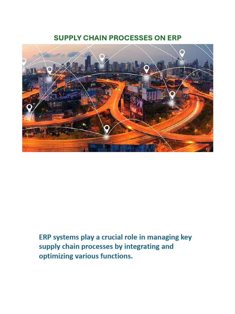 ERP Supply Chain Management Insights | PDF | Procurement | Enterprise ...