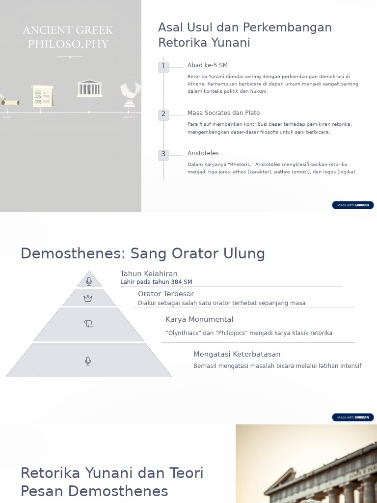 Retorika Demosthenes dan Pengaruhnya | PDF