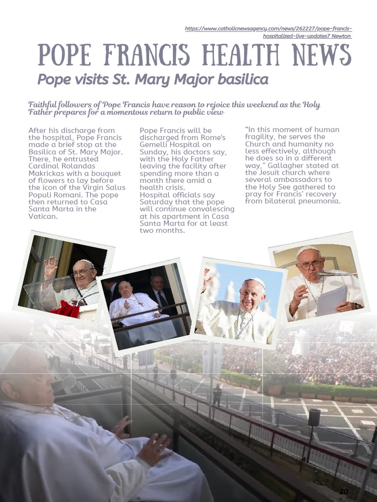 Pope Francis Discharged from Hospital | PDF