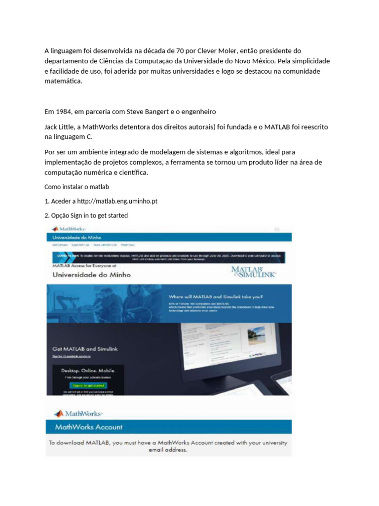 Introdução à Linguagem MATLAB | PDF