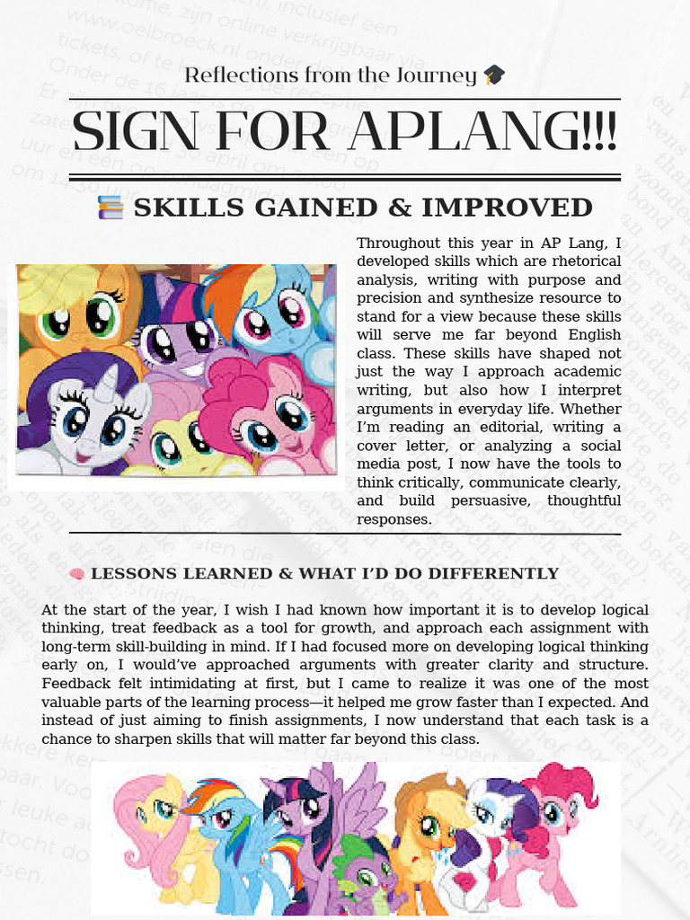 AP Language and Composition Poster | PDF