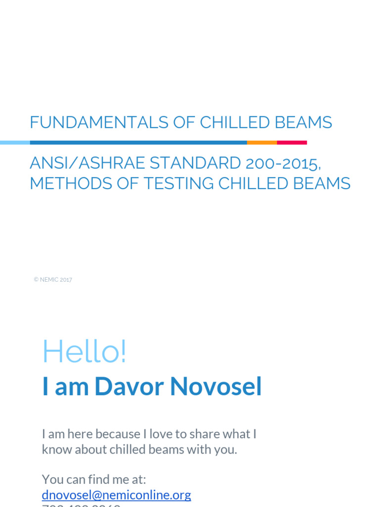 Chilled Beams: Types and Applications | PDF | Building Technology ...