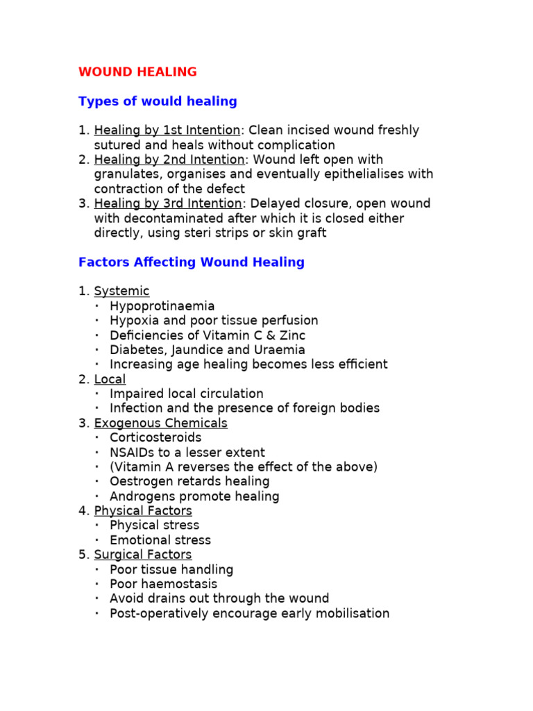 WOUND HEALING-1 | PDF